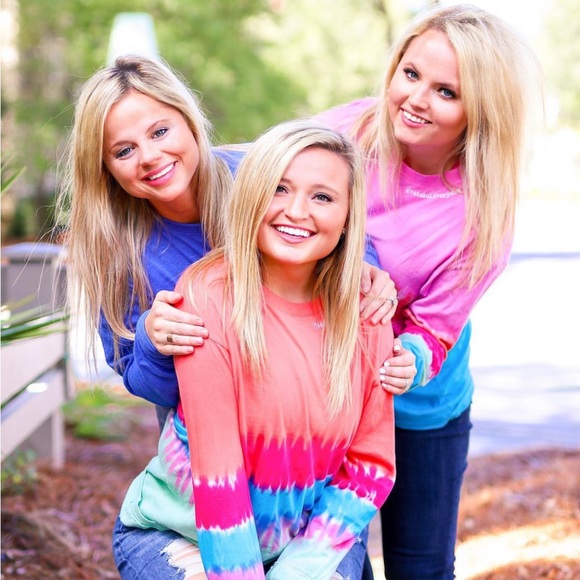 Jadelynn Brooke Long Sleeve Tie-Dye Tee | Size XS - Picture 7 of 10